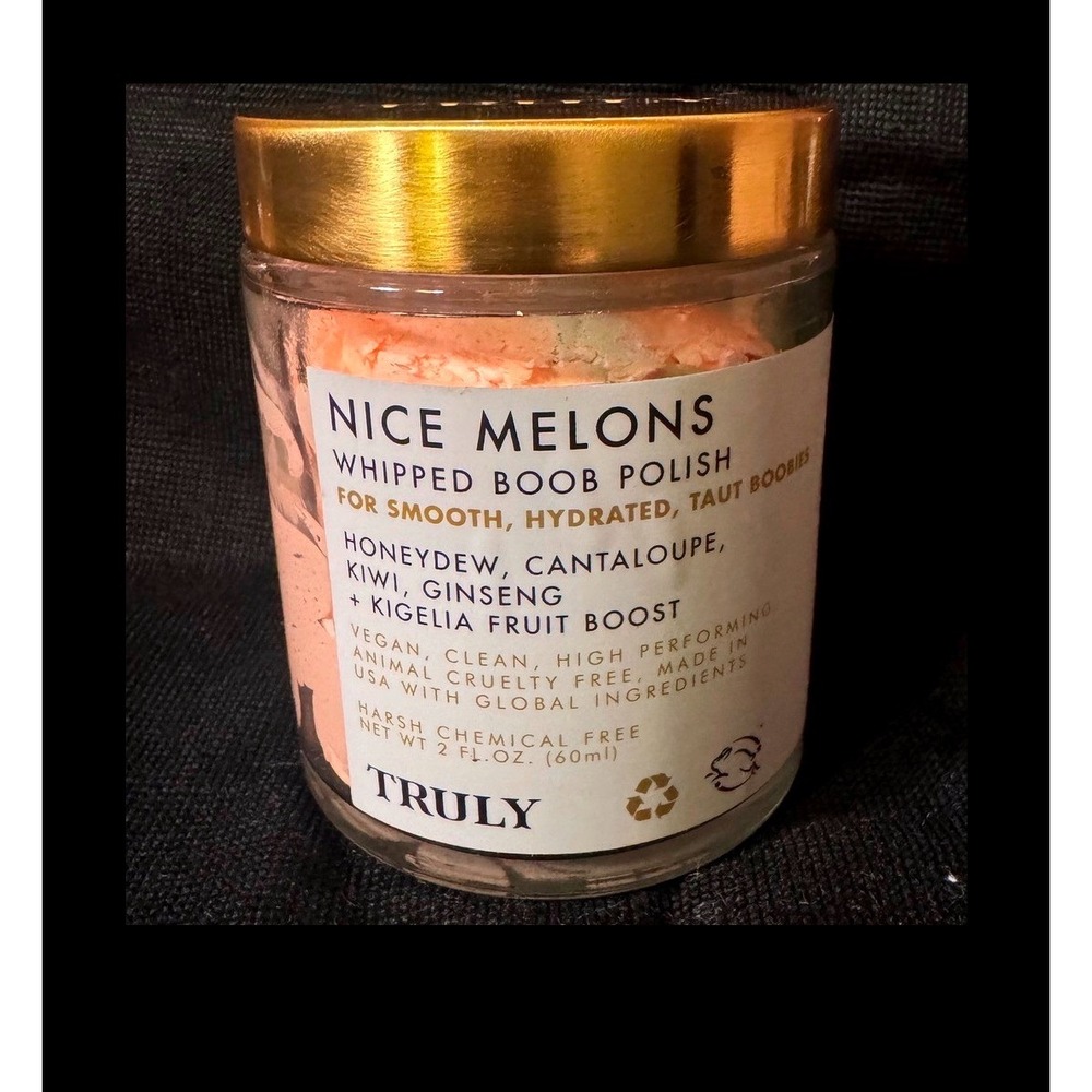 Truly Beauty Nice Melons Whipped Boob Polish 2oz Honeydew Kiwi Ginseng Skincare